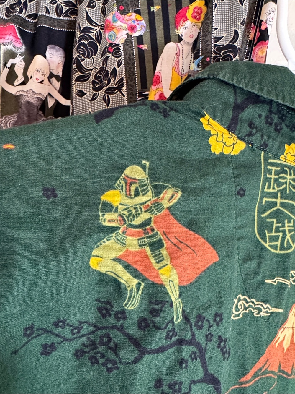 Vintage Star Wars L Button Front Shirt